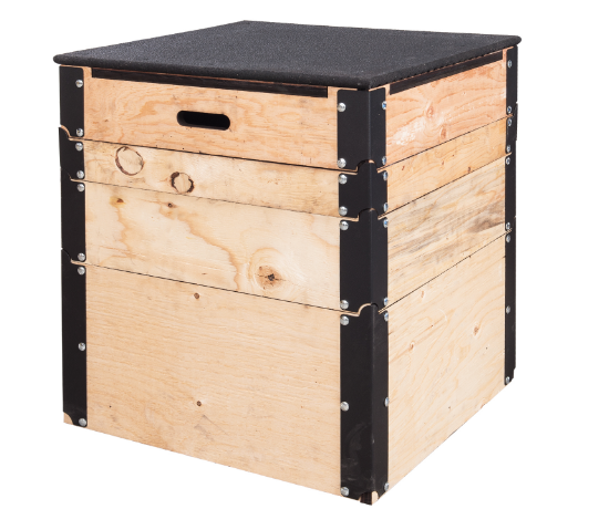 Stackable Wood Plyo Boxes Advantage Fitness Products